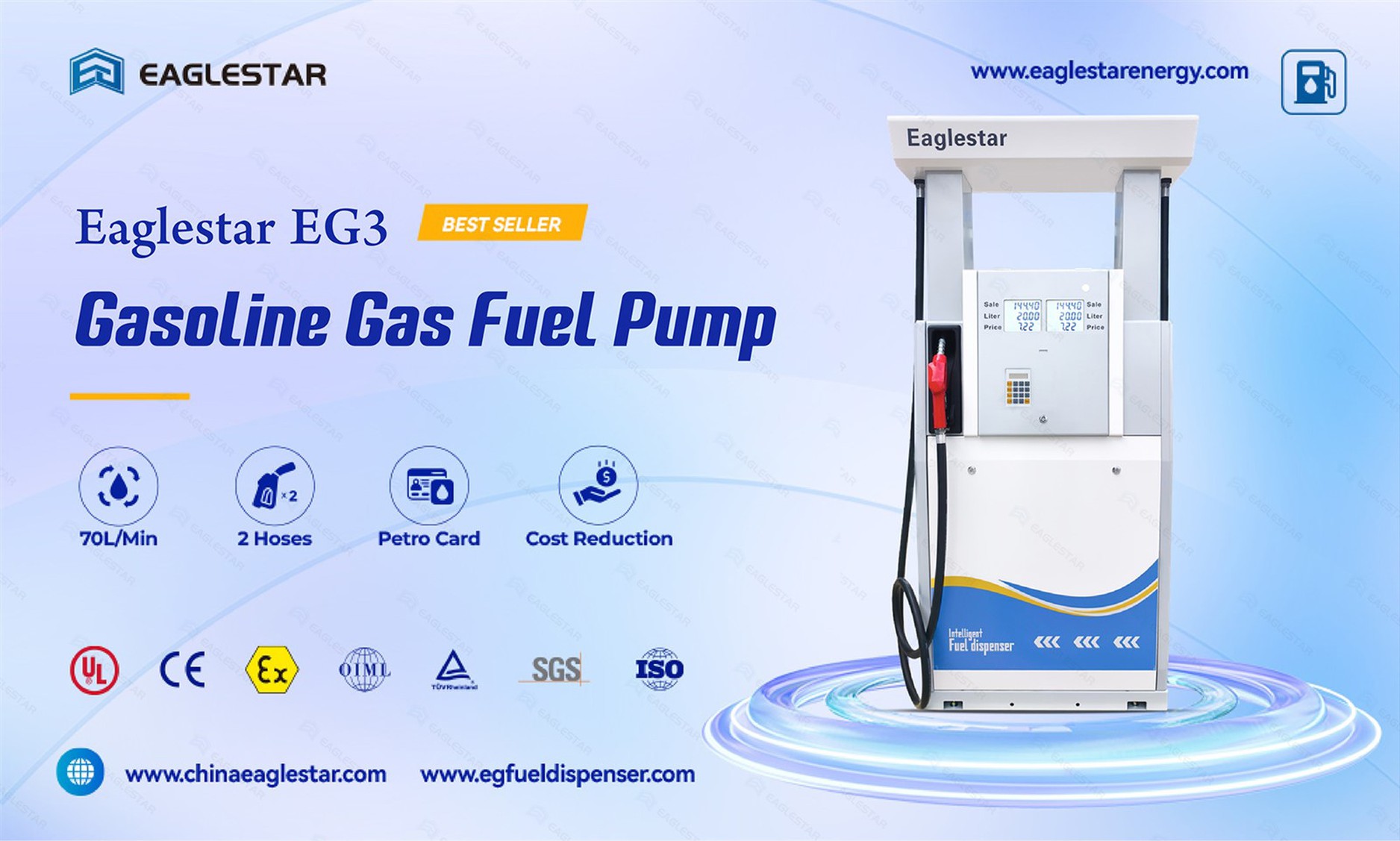 Eaglestar EG3 Gasoline Gas Fuel Pump Eaglestar EG3 Gasoline Gas Fuel Pump